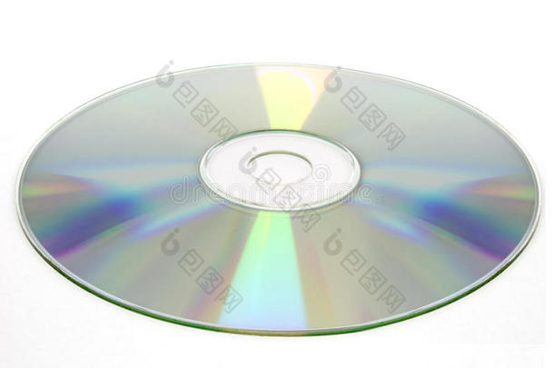 白色背景上的<strong>CD</strong>光盘，<strong>CD</strong>-R，<strong>CD</strong>-RW分离