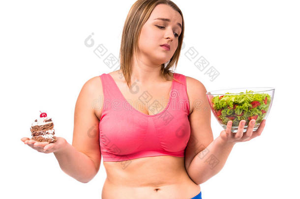 胖女人节食