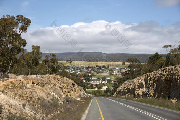 非洲非洲的乡村公路风景