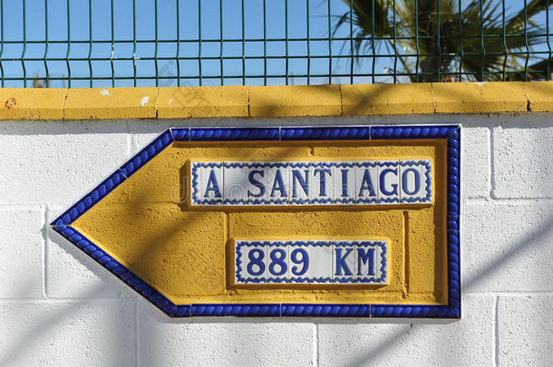 距离圣地亚哥·德·孔波斯特拉，去圣地亚哥的路，卡米诺·德·圣地亚哥
