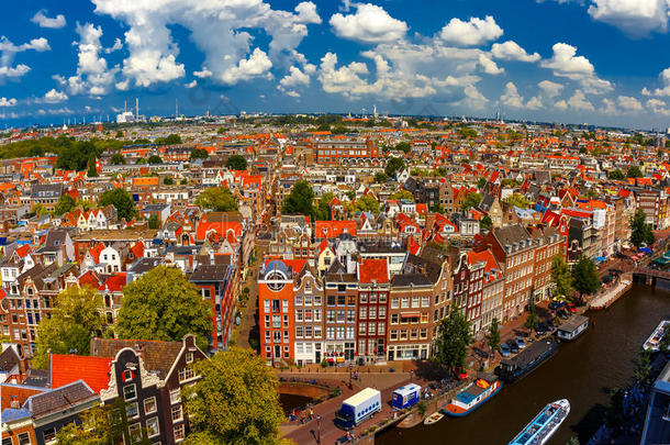 荷兰，荷兰韦斯特克，阿姆斯特丹城市景观。