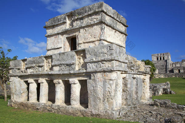 墨西哥图勒姆的玛雅遗迹