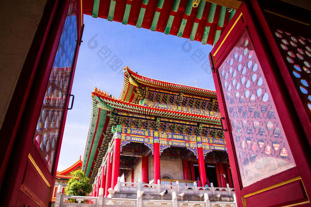 中国寺庙与布鲁斯日
