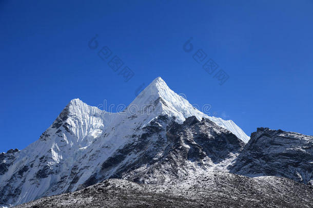 尼泊尔美丽的喜马拉雅山
