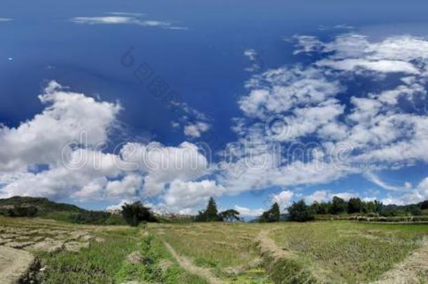 昆明山上的田野