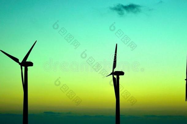 风沙空气动力学航空发电机可供替代的背光