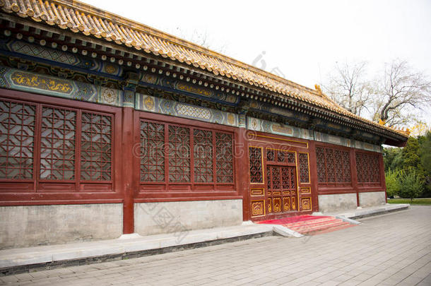 亚洲中国，北京，中山公园，<strong>古典</strong>建筑，寺庙