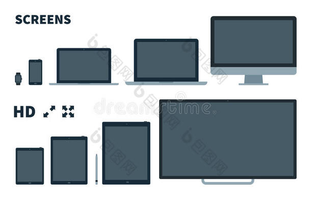 平板<strong>电视</strong>屏幕，电话，显示器，笔记本<strong>电脑</strong>，平板<strong>电脑</strong>和