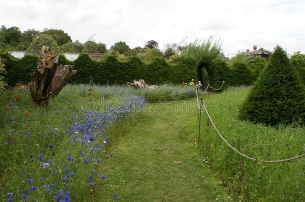 阿伦德尔城堡花园小径在英国