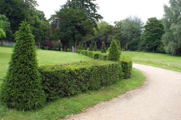 阿伦德尔城堡花园在英国的小径