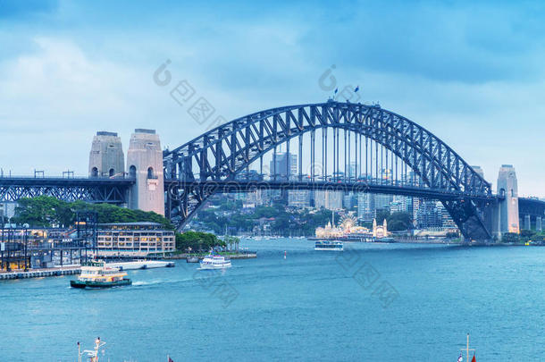 澳大利亚新南威尔士州<strong>悉尼海港大桥</strong>