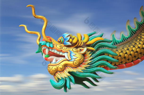 中国<strong>神龙</strong>飞天像