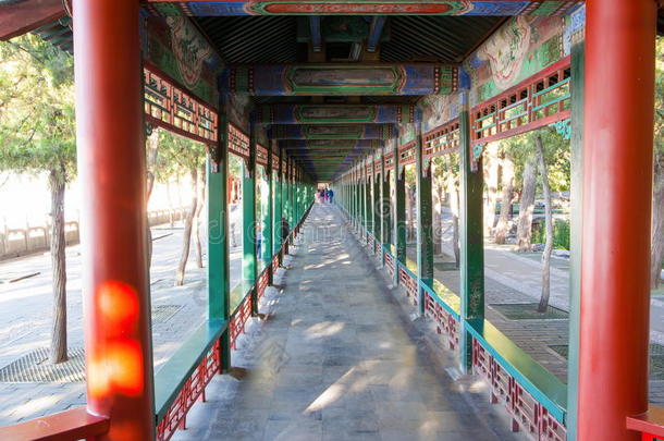 北京瓷器走廊花园小山