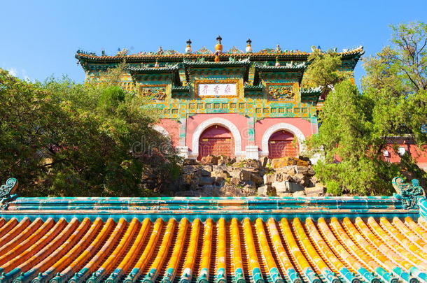 北京佛教建筑瓷器花园