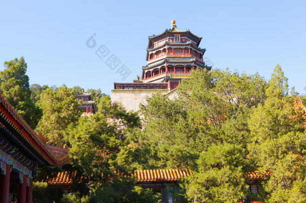 北京佛教徒建筑瓷器花园