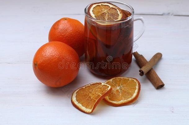 干橙和肉桂的圣诞<strong>茶</strong>