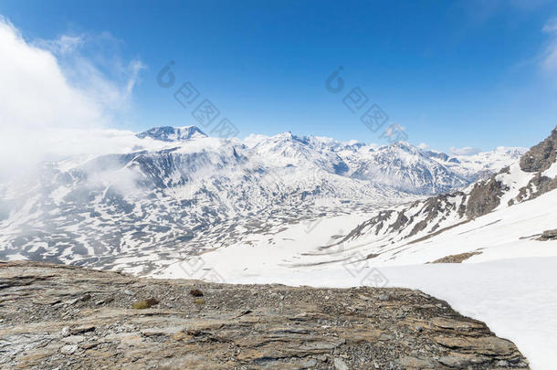 冒险阿尔卑斯山海拔高度角地区