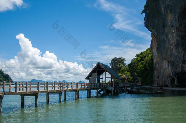 和安达曼亚洲背景海湾