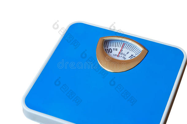 用来测定身体重量的秤。