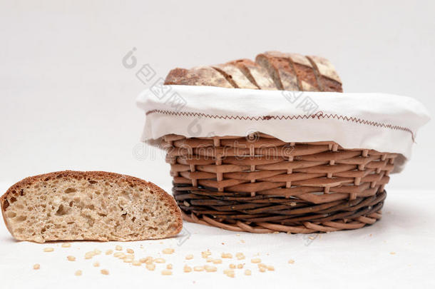 活动农业烤篮子面包