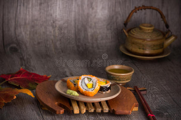 背景碗筷子文化杯子