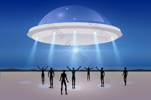 白天景观与<strong>UFO</strong>