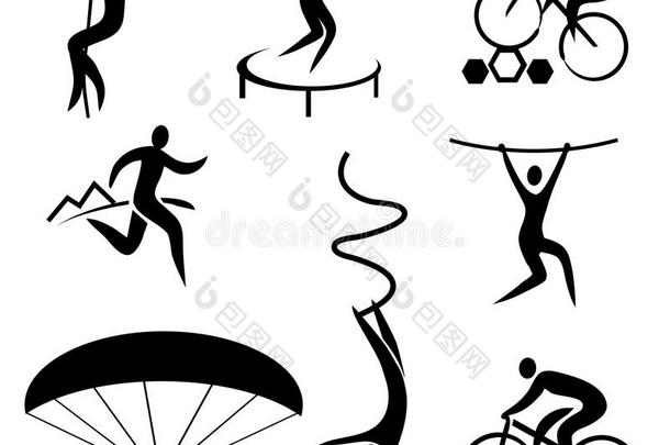 肾上腺素冒险和自行车骑自行车