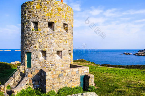 根西岛上的古老瞭望塔