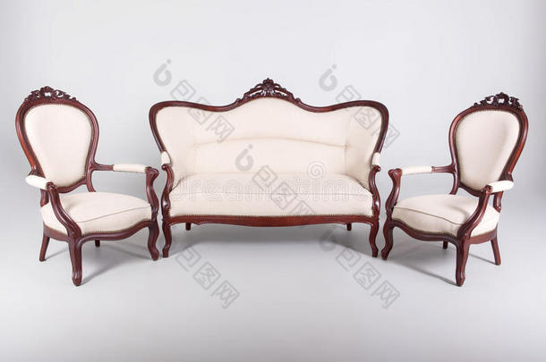 古董扶手椅椅子经典的装饰