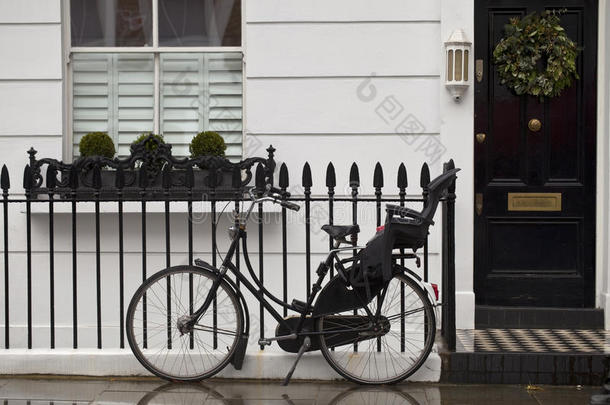 伦敦的自行车。