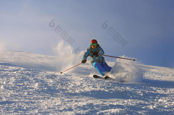 山地滑雪运动员