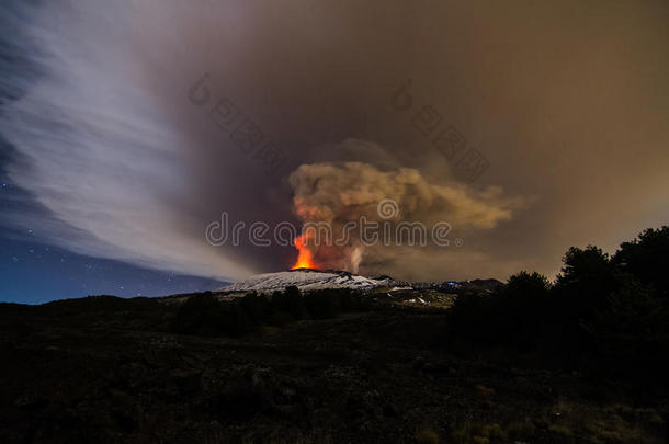 埃特纳火山喷发