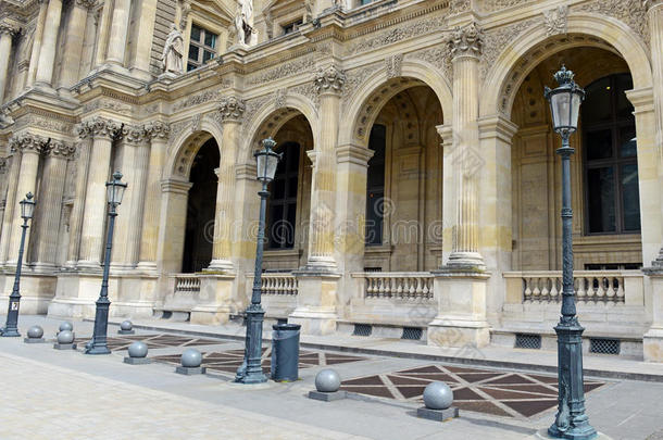 建筑与柱和<strong>光柱</strong>，巴黎，法国