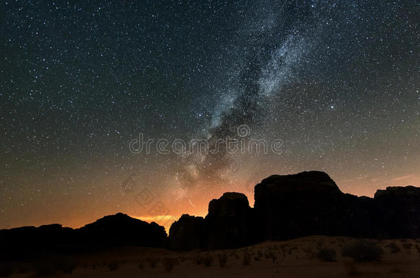 天文学天体摄影背景蓝色星座