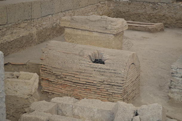 古代的考古学建筑学文化挖