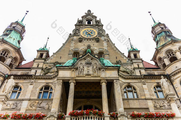德国汉诺威古色古香的市政厅