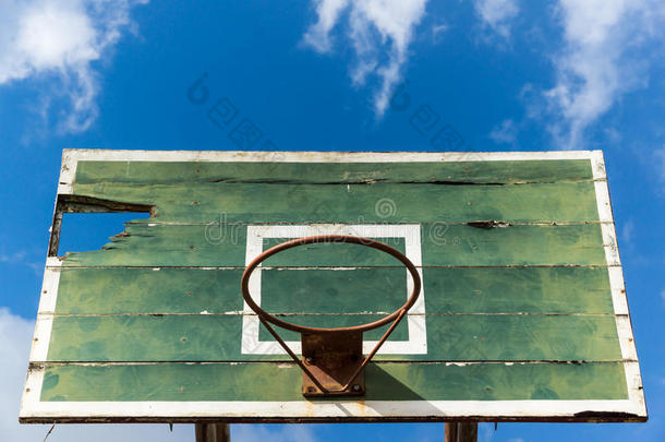 篮球圈陈旧变质
