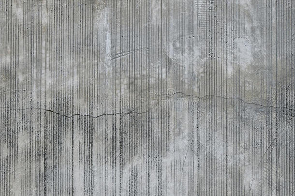 混凝土墙有摩擦后加工的痕迹