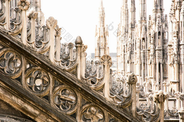 米兰大教堂的细节（米兰大教堂），意大利
