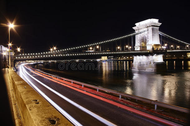 建筑学桥布达布达佩斯首都
