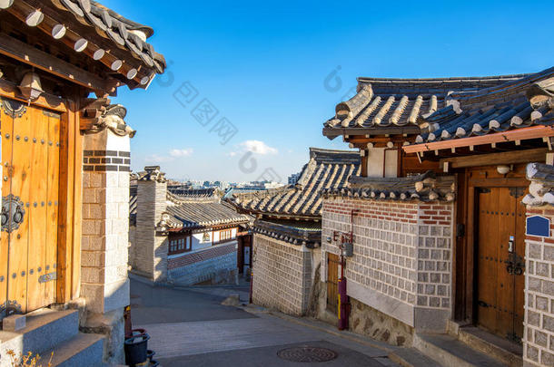 布孔哈诺克村，韩国传统风格建筑。