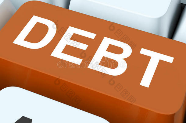 债务关键显示债务或负债