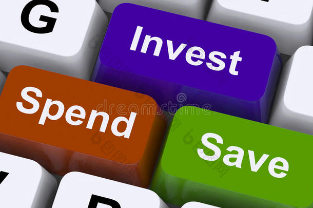 储蓄-支出-投资-关键显示财务选择