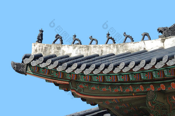 传统韩国屋顶