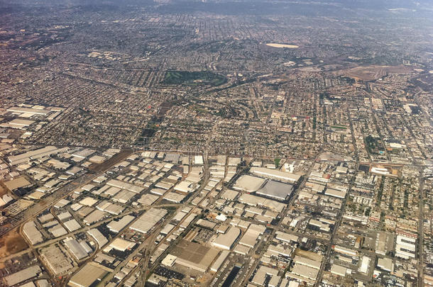 <strong>美国洛杉矶</strong>市鸟瞰。
