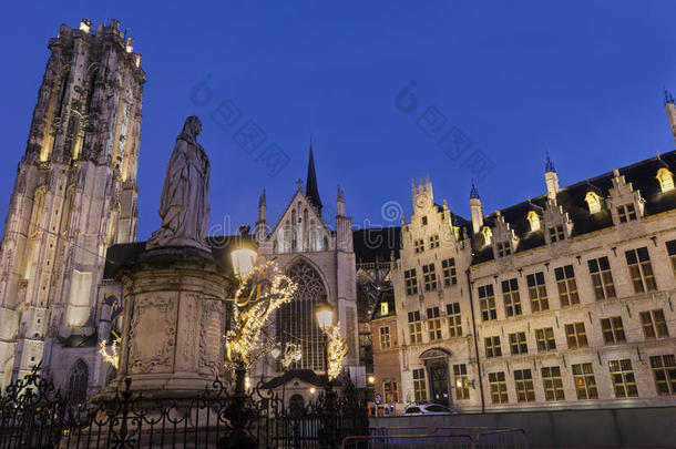 大主教建筑学比利时蓝色建筑