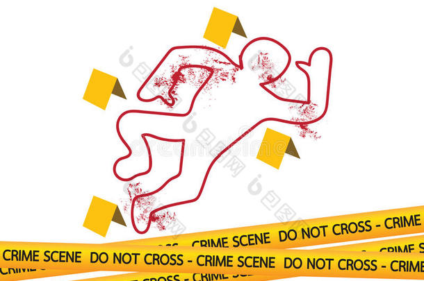犯罪现场危险磁带插图