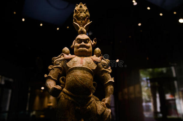中国博物馆陈列的古代雕塑