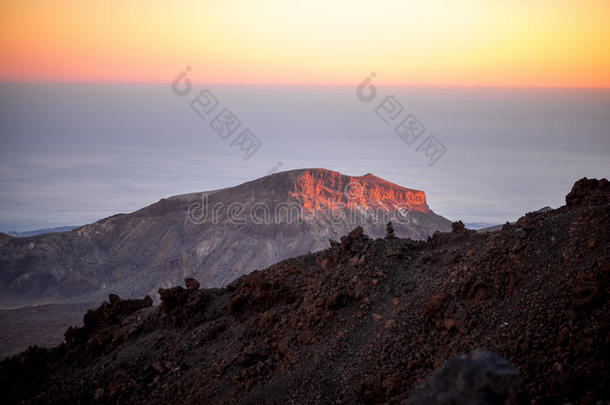 美丽的火山景观