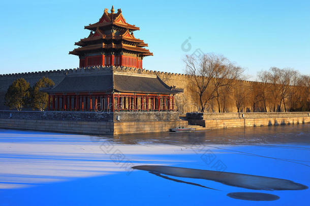 中国北京紫禁城门楼